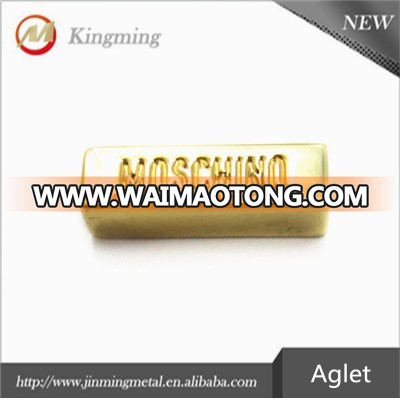 High Quality Custom Shoe Lace Metal Gold Tip
