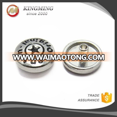 Metal Round Logo Rivets For Shoes