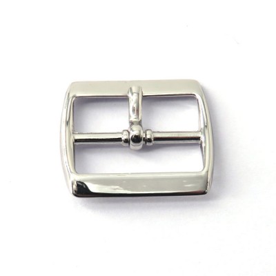 Custom Color Mini MOQ High Quality Shiny Silver Zinc Alloy adjustable Belt Pin Buckle