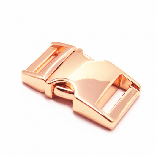 High Quality Zinc Alloy 16mm Custom Logo Adjustable Side Quick Release Buckles For Dog Collars