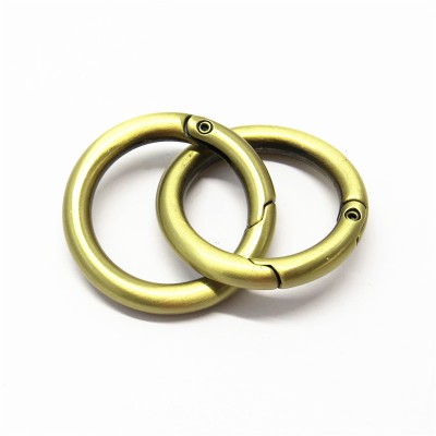 Years Experience Round Shape Metal Spring Gate O Ring Designer Metal Ring