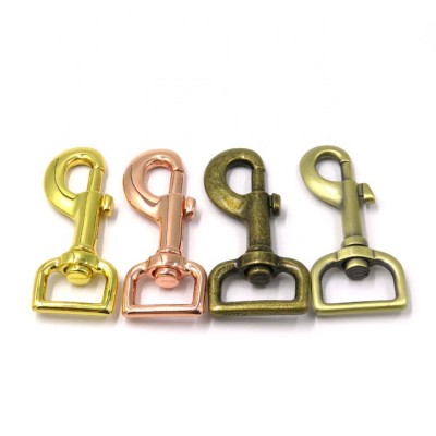 Eco-friendly High Quality Lanyard Accessories Swivel Clips Trigger Metal Dog Snap Hooks for Dog Leashes